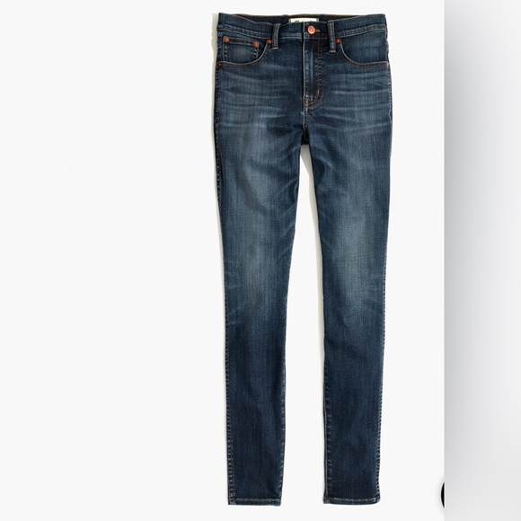MADEWELL 10” HIGH RISE SKINNY JEANS STYLE G7391 DANNY WASH TENTEL DENIM EDITION - Picture 1 of 15